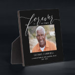 Forever Loved Editable Color Custom Desktop Plaque<br><div class="desc">Simply personalize with your text and photo(s) and create a one-of-a-kind gift for yourself or someone you love! Background color can be changed to any color of your choice!</div>