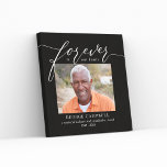 Forever Loved Editable Color Custom Wrapped Canvas Print<br><div class="desc">Preserve the precious moments with personalized wall decor. Makes a great gift! Designed by Berry Berry Sweet. Visit our website at berryberrysweet.com to learn more about us and our full product lines.</div>