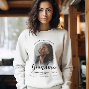 Forever Loved Grandma | Photo Memorial Sweatshirt