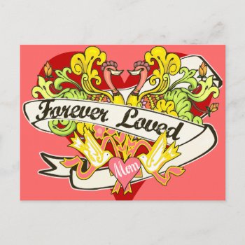Forever Loved  Mother's Day Postcard by IslandVintage at Zazzle