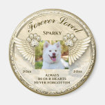 Forever Loved Paw Wings Design Magnet
