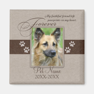 Forever Loved Pet Sympathy Magnet