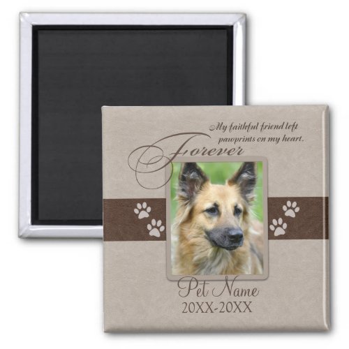 Forever Loved Pet Sympathy Magnet