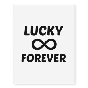 FOREVER LUCKY TEMPORARY TATTOOS