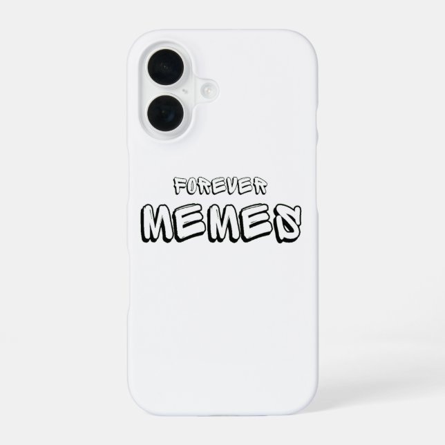 Forever Memes 🌐 Funny Meme Iphone Case (Back)