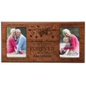 Forever Memorial Cherry Double Picture Frame (Front)