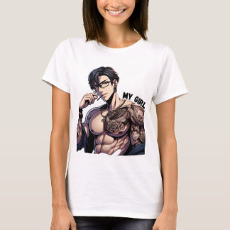 Forever Mine – Hot Anime Tattooed Man Women’s T-Sh T-Shirt