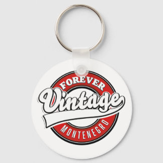 Forever Montenegro vintage logo Keychain