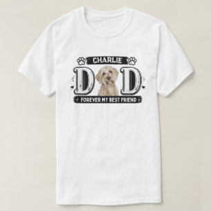 Forever My Best Friend Dog Dad Design T-Shirt