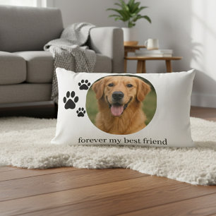 Forever My Best Friend Dog Memorial Pillow