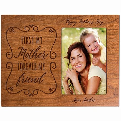 Forever My Friend Cherry Wood Picture Frame