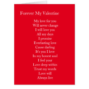 Forever my Valentine Card