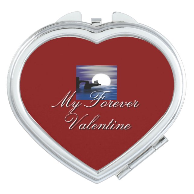 "Forever My Valentine" Compact Mirror (Front)
