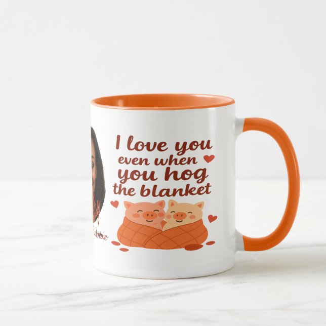 'Forever my Valentine' personalized Mug (Right)