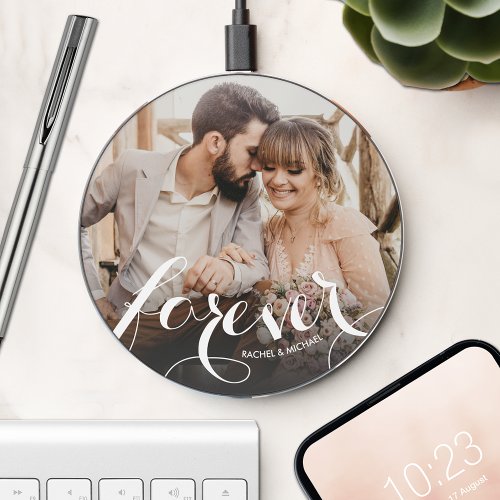 FOREVER Newlywed Photo Wireless Charger