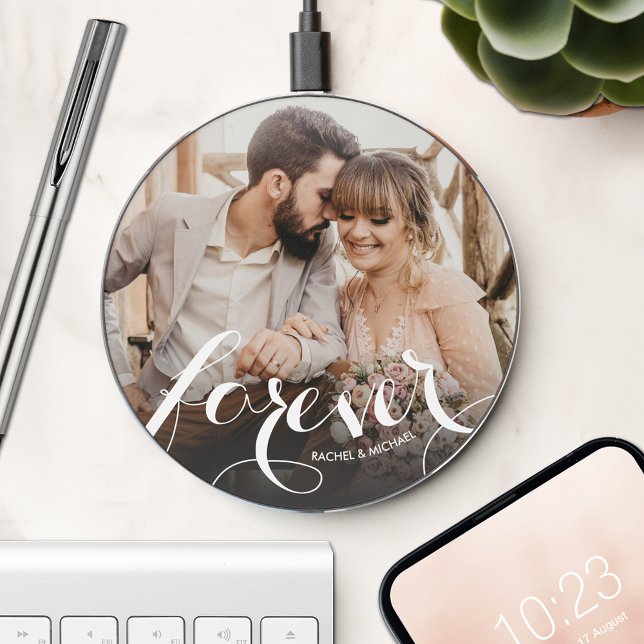 FOREVER Newlywed Photo Wireless Charger (Creator Uploaded)