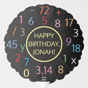 Forever Numbers Birthday Balloon