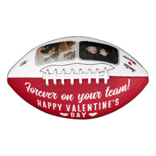 Forever on your team Heart 2 Photo Valentine's Football