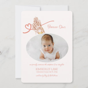 Forever Ours Photo Adoption Announcement