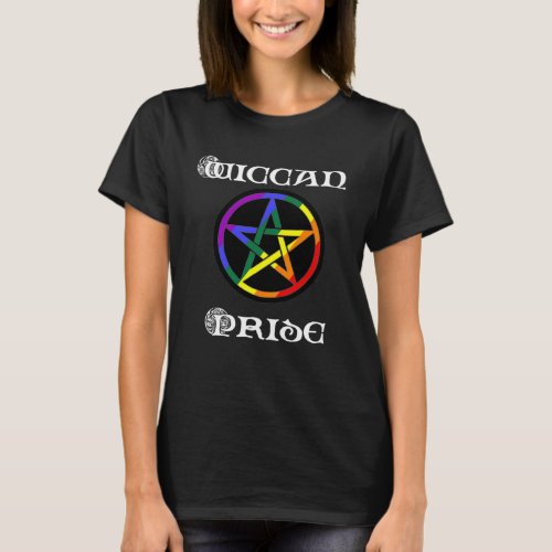 Forever Pagan  Wiccan Pentagram Gay Pride Paganism T_Shirt