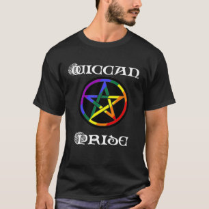 Forever Pagan  Wiccan Pentagram Gay Pride Paganism T-Shirt