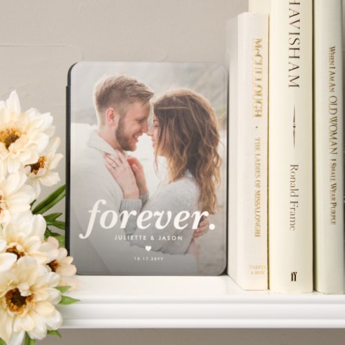 Forever Personalized Photo Romantic Couple Kindle Cover