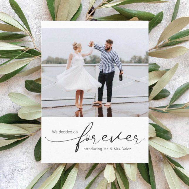 Forever Photo Elopement Postcard (Creator Uploaded)