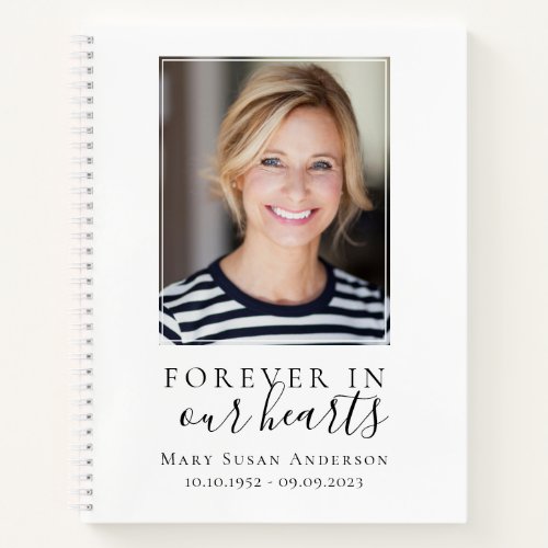 Forever Photo Funeral Budget Guest Book