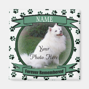 Forever Remembered Dog or Cat Keepsake Memorial Magnet
