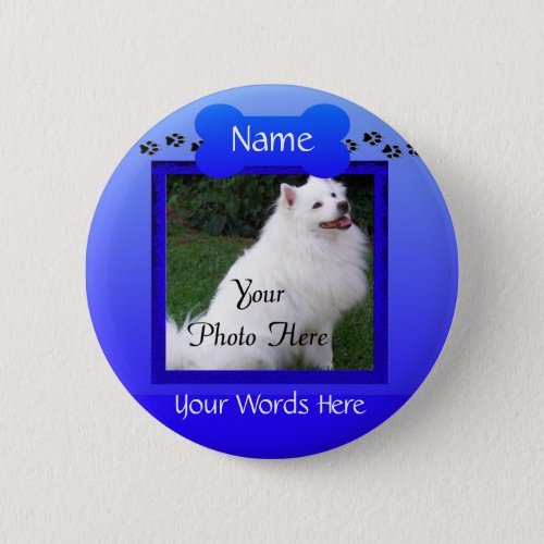 Forever Remembered Dog or Cat Memorial Pinback Button