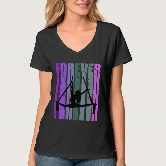 Forever Retro Aerialist Pretty Air Dancer Coach Co T-Shirt (Front)