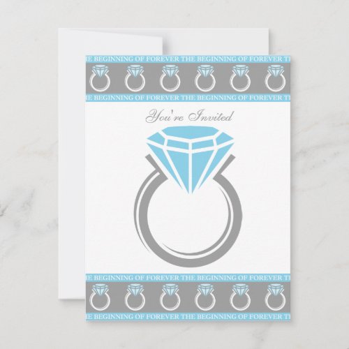 Forever Ring Bridal Shower Invitation