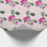 Victorian Christmas Rose Wrapping Paper