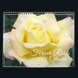 Forever Roses Calendar<br><div class="desc">Calendar for the year 2025 is shown with photo prints of a variety of beautiful roses.
Customize this item or buy as is.</div>