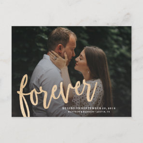 Forever Save the Date Postcard