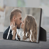 FOREVER Script Easel Back Photo Frameless