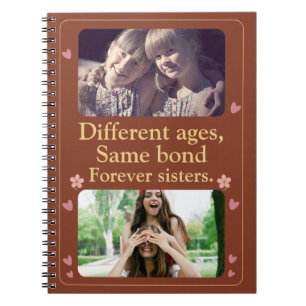 Forever Sisters – Custom Photo Notebook Gift