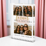 Forever Soul Sisters Photo Collage Friendship Gift<br><div class="desc">Celebrate the unbreakable bond of friendship with this elegant photo collage design,  featuring stylish script and space for your favorite memories together. A heartfelt keepsake for your soul sister that will be treasured for years.</div>