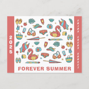 Forever Summer 2025 - Enjoy Every Sunset Postcard