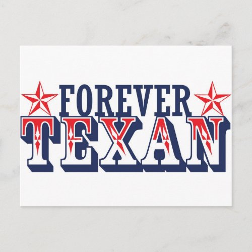 Forever Texan Postcard