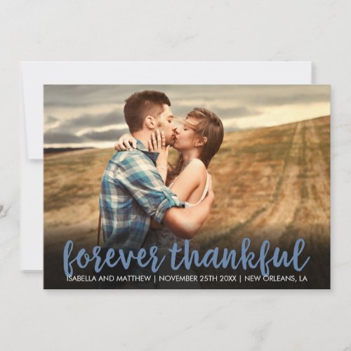 Forever Thankful  Chic Customized Photo Template