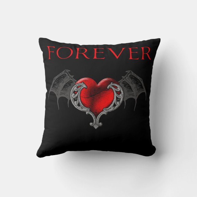 Forever  throw pillow (Back)
