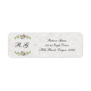 Forever - Two Hearts - One Love Address Label