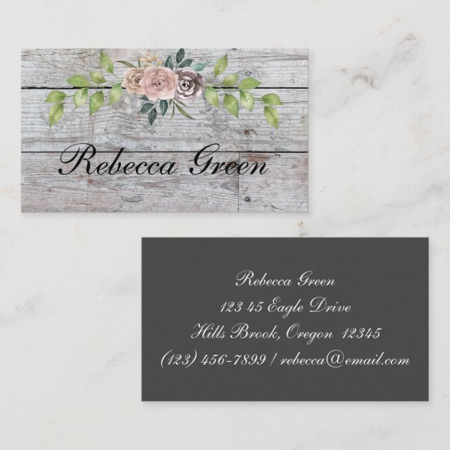 Forever Two Hearts - One Love Business Card (Front/Back)