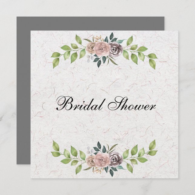 Forever - Two Hearts - One  Love  Invitation (Front/Back)