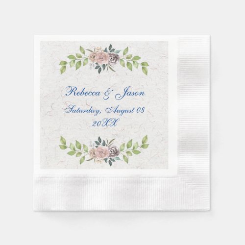 Forever _ Two Hearts _ One  Love  Napkins