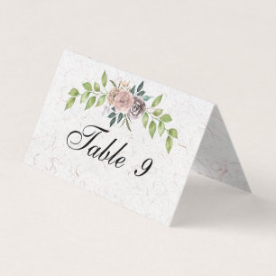 Forever - Two Hearts - One  Love  Table Card 