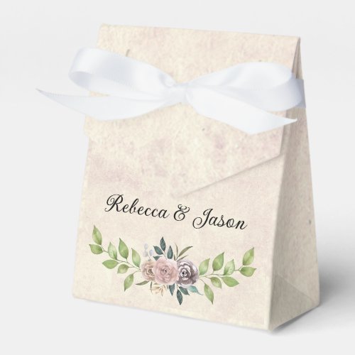 Forever _ Two Hearts _ One Love Wedding Invitation Favor Boxes