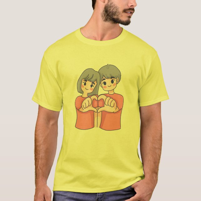 Forever United: Couples Printed T-shirt Duo (Front)