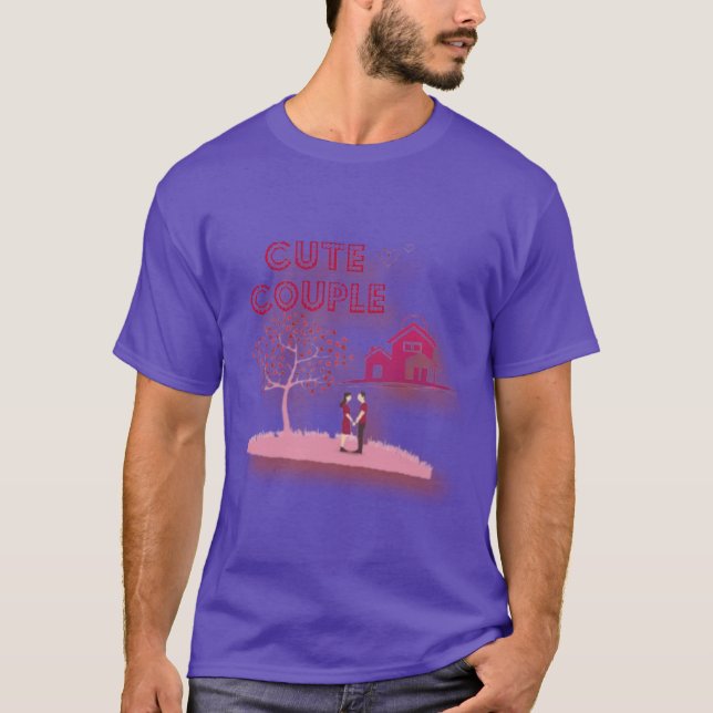 Forever Us: Couple Love Moment Design" T-Shirt (Front)